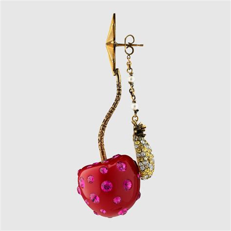 gucci cherry earrings
